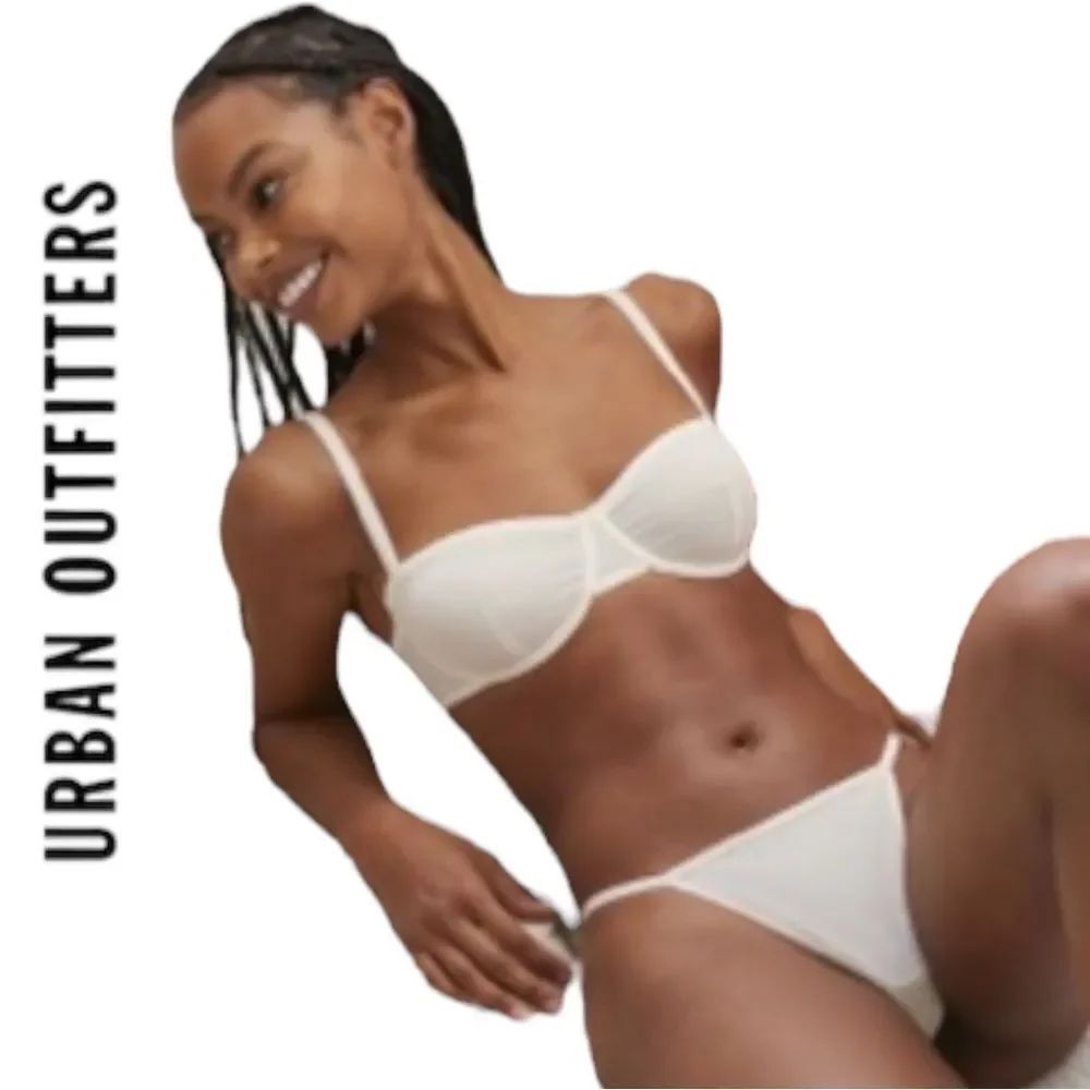 NEW Out From Under UO Urban Outfitters Amber Modern Mesh Balconette Bra 36C